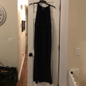 Chaps gorgeous long navy dress XL